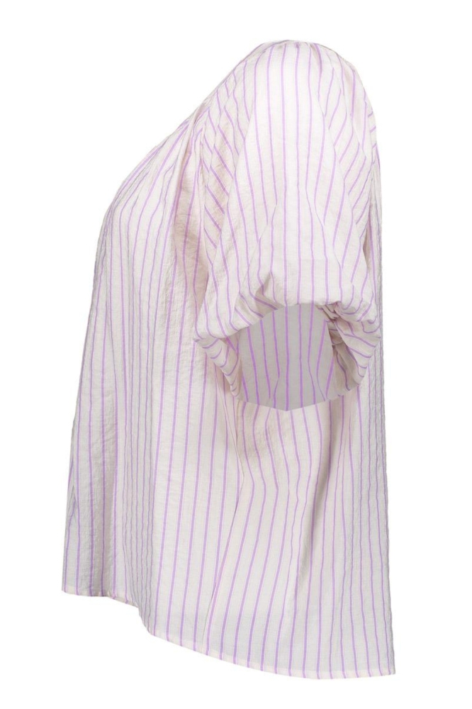 TOP STREPEN STRIKDETAIL 53062 14 Off-White/Lilac